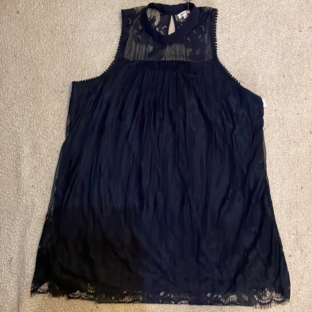 Skylar + Jade Babydoll Lace Overlay Lined Dress